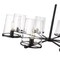 Z-Lite Callista 8 Light Chandelier, Matte Black & Clear 3032-8MB - alternate 6